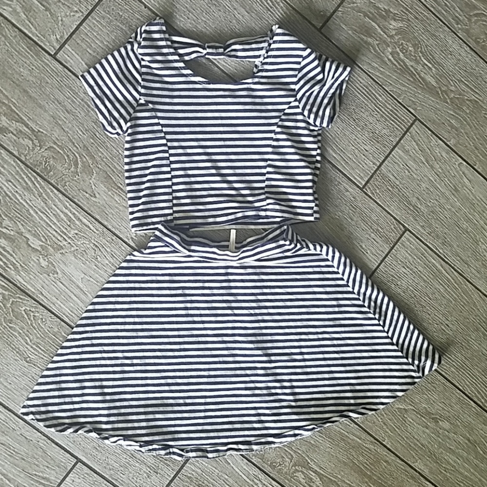 Girls Top and Skirt
